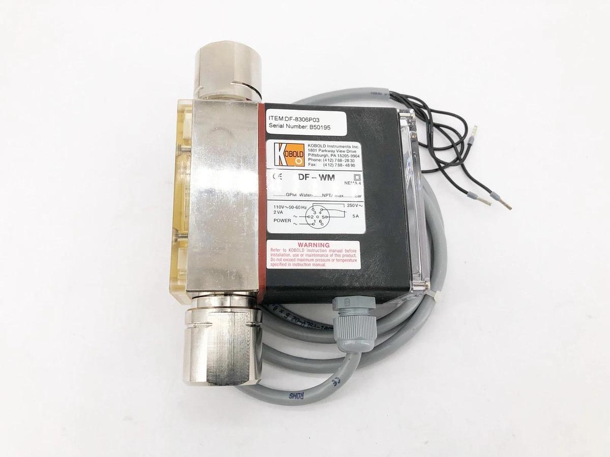 New Kobold DF-WM Paddle Wheel Flow Switch DF-8306P03 - No Box