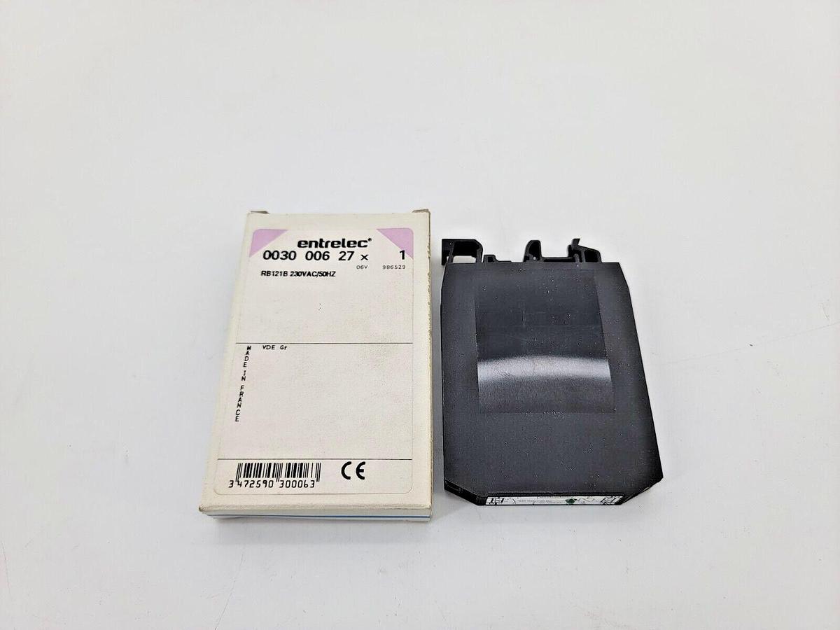 New Entrelec RB121B-230VAC Interface Block 230VAC 50Hz 0030 006 27