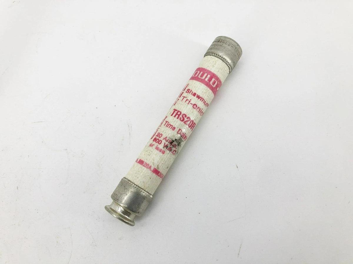 Lot of 2 New Gould Shawmut TRS20R Time Delay Fuses 20A 600VAC Class RK5