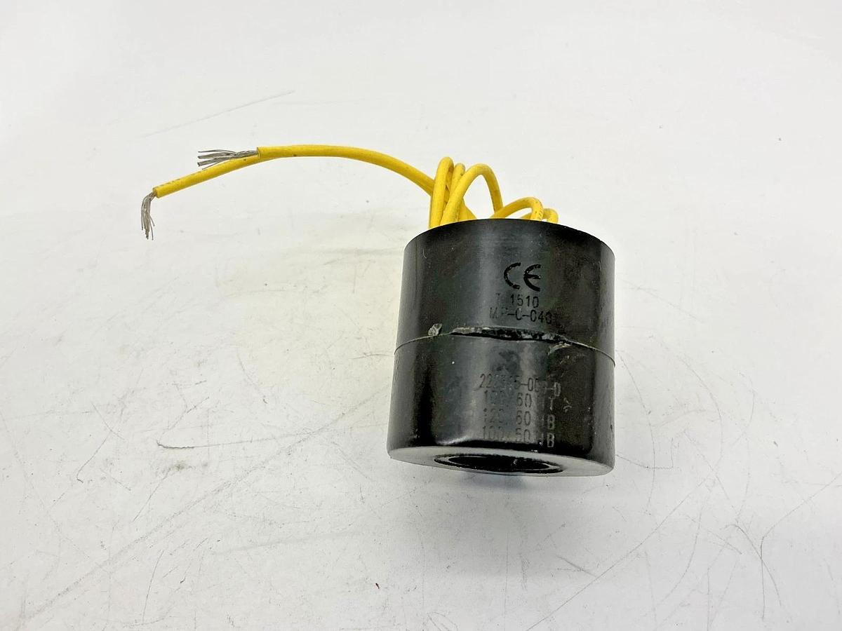 New Asco 222345-009-D Solenoid Coil 100/120VAC 50/60HZ MP-C-040 - No Box