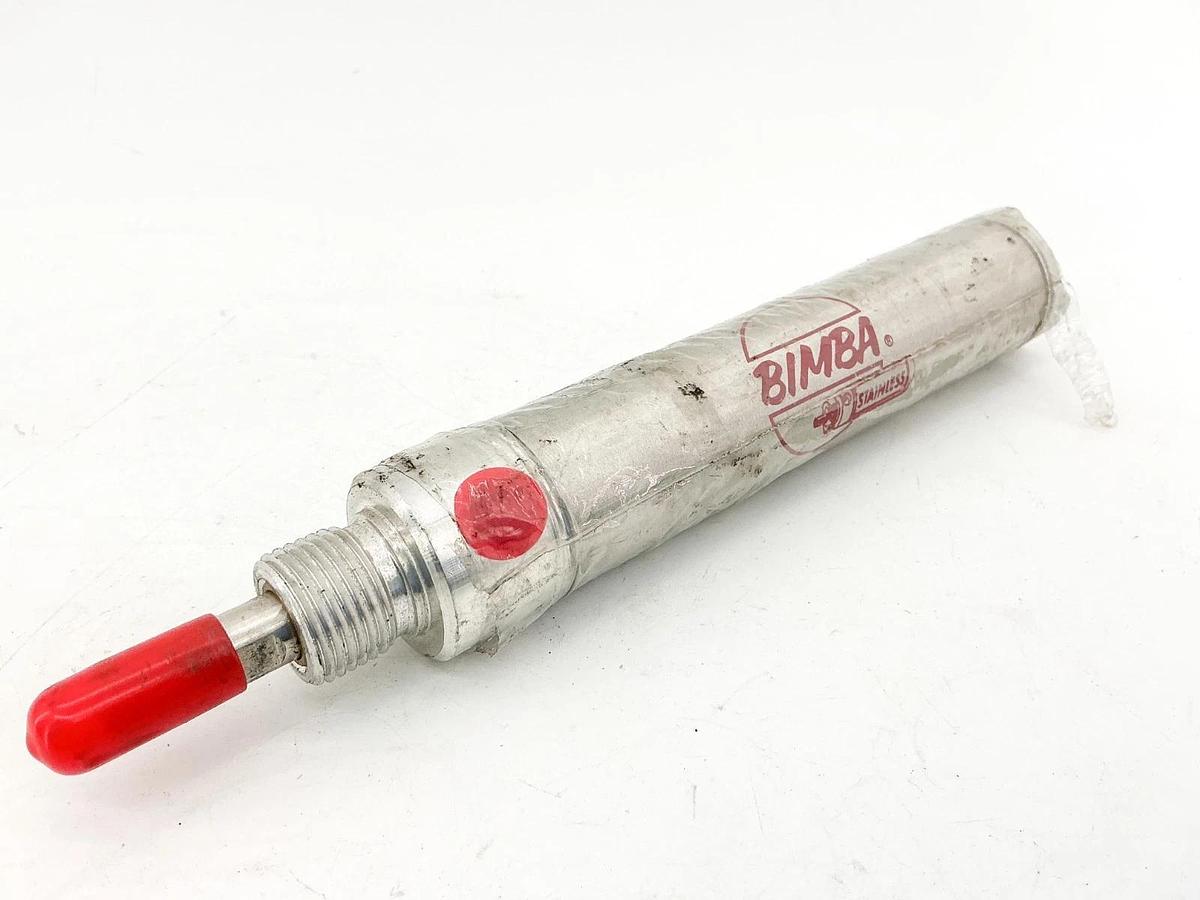 New Bimba MRS-124-D Pneumatic Cylinder 1-1/4" Bore 4" Stroke Stainless Steel