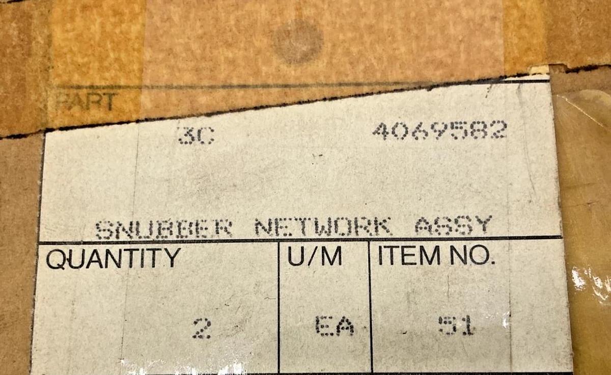 New LeTourneau 406-9582 SNUBBER NETWORK ASSEMBLY 4069582