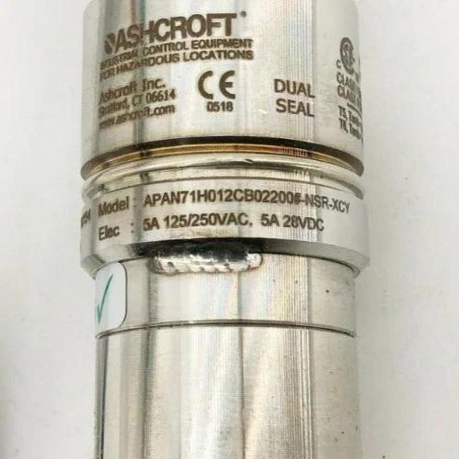 New Ashcroft APAN71H012CB02200#-NSR-XCY Pressure Switch 2000psi 125/250VAC 28VDC