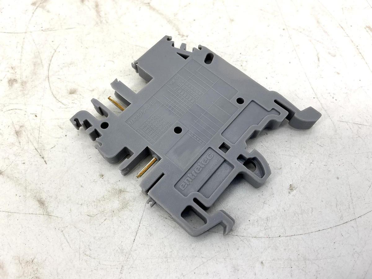 Box of 50 New ABB Entrelec 0115-086-05 Terminal Block Gray 12AWG 300V 011508605