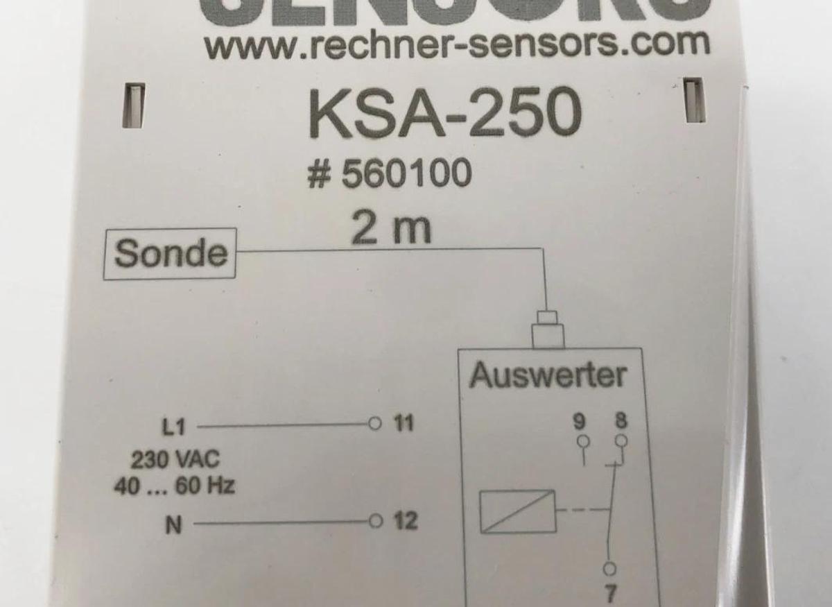 New Rechner KSA-250 Capacitive Sensor Relay 200-250VAC 560100