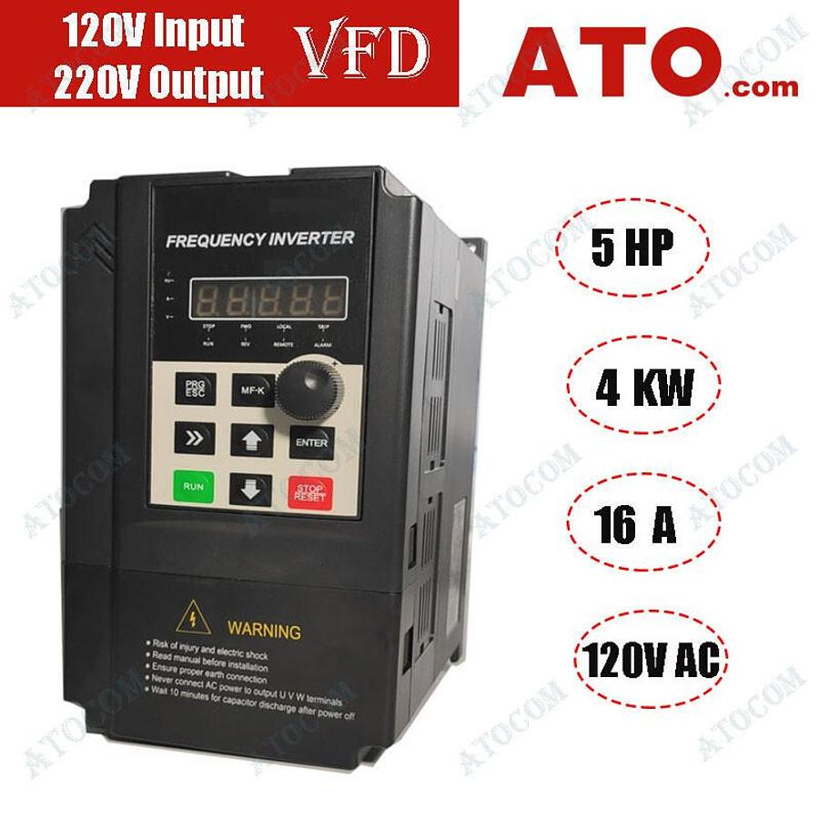 Used TECO Westinghouse E510-401-H3N4-U Frequency Inverter 3PH 0-480V 0-599Hz 2.3A Out
