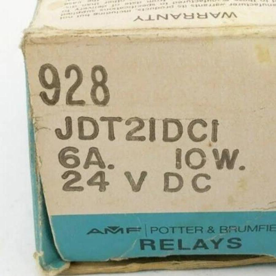 New Potter & Brumfield JDT21DC1 Reed Relay 24VDC 6A 10W