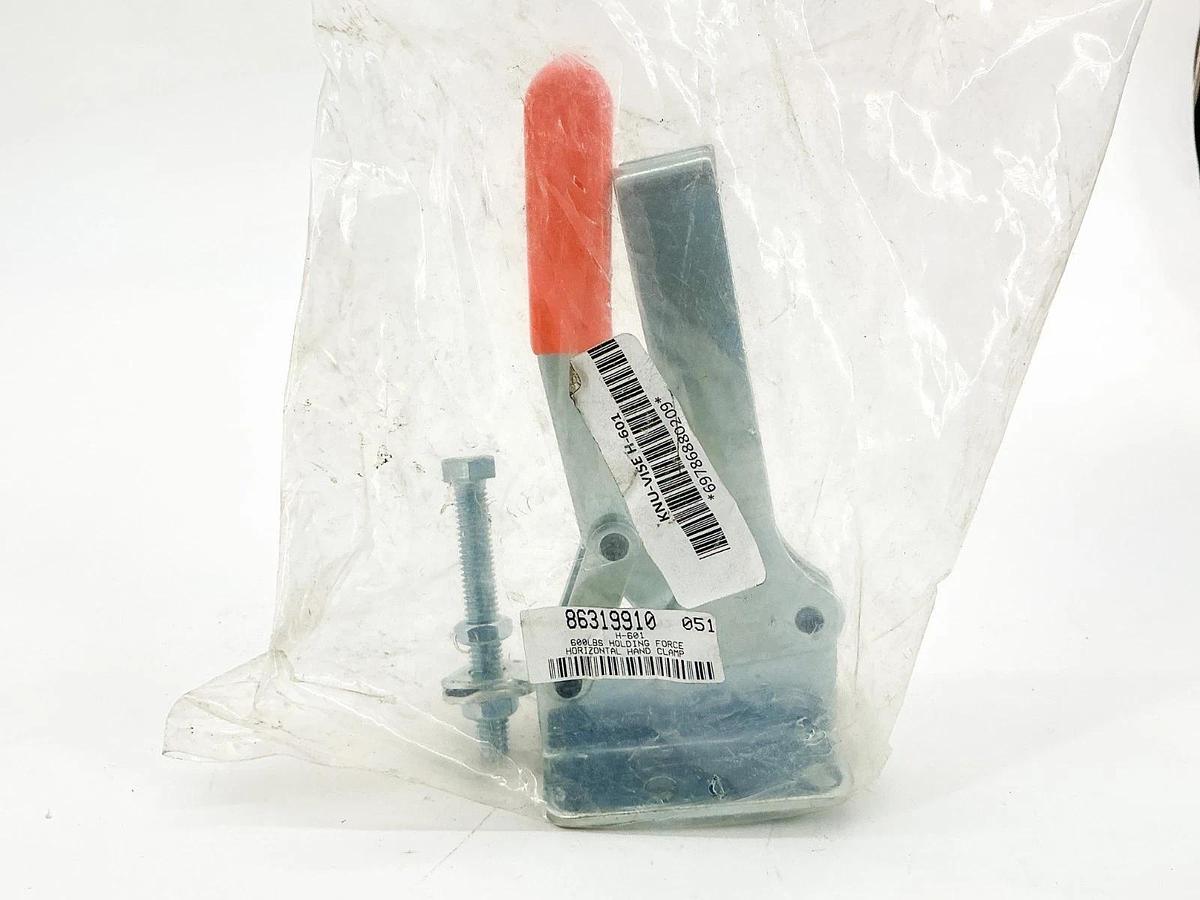 New Knu-Vise 86319910 Manual Hold-Down Toggle Clamp 600LB Holding Force