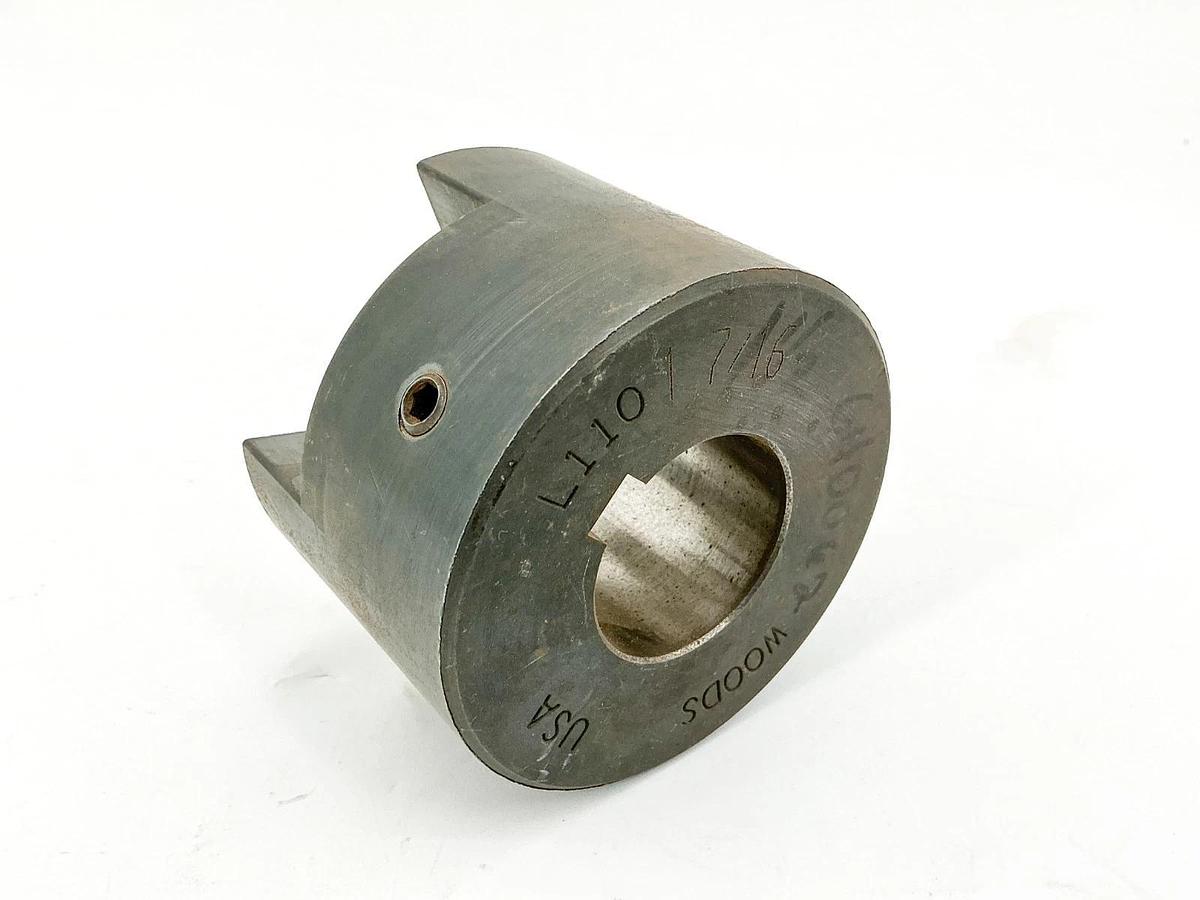 Used TB Woods L110-1-7/16 Coupling Jaw 1-7/17" Bore