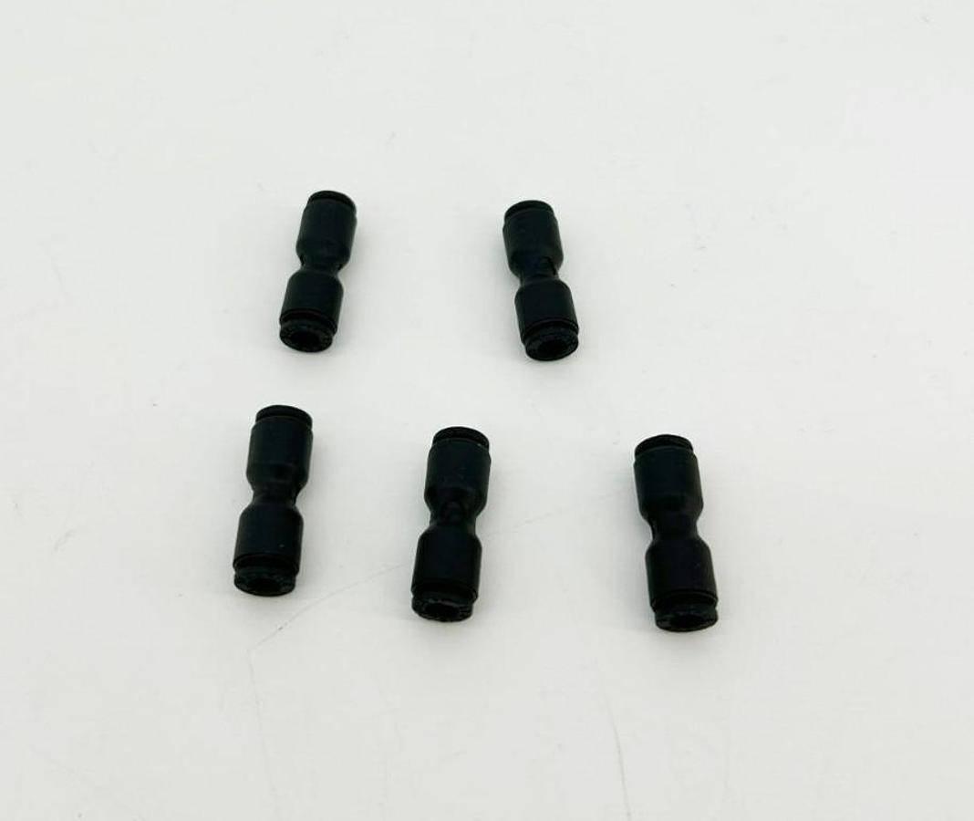 Lot of 5 New Lawson 86780 Unions, 5/32" Tube OD, Glass Reinforced Nylon