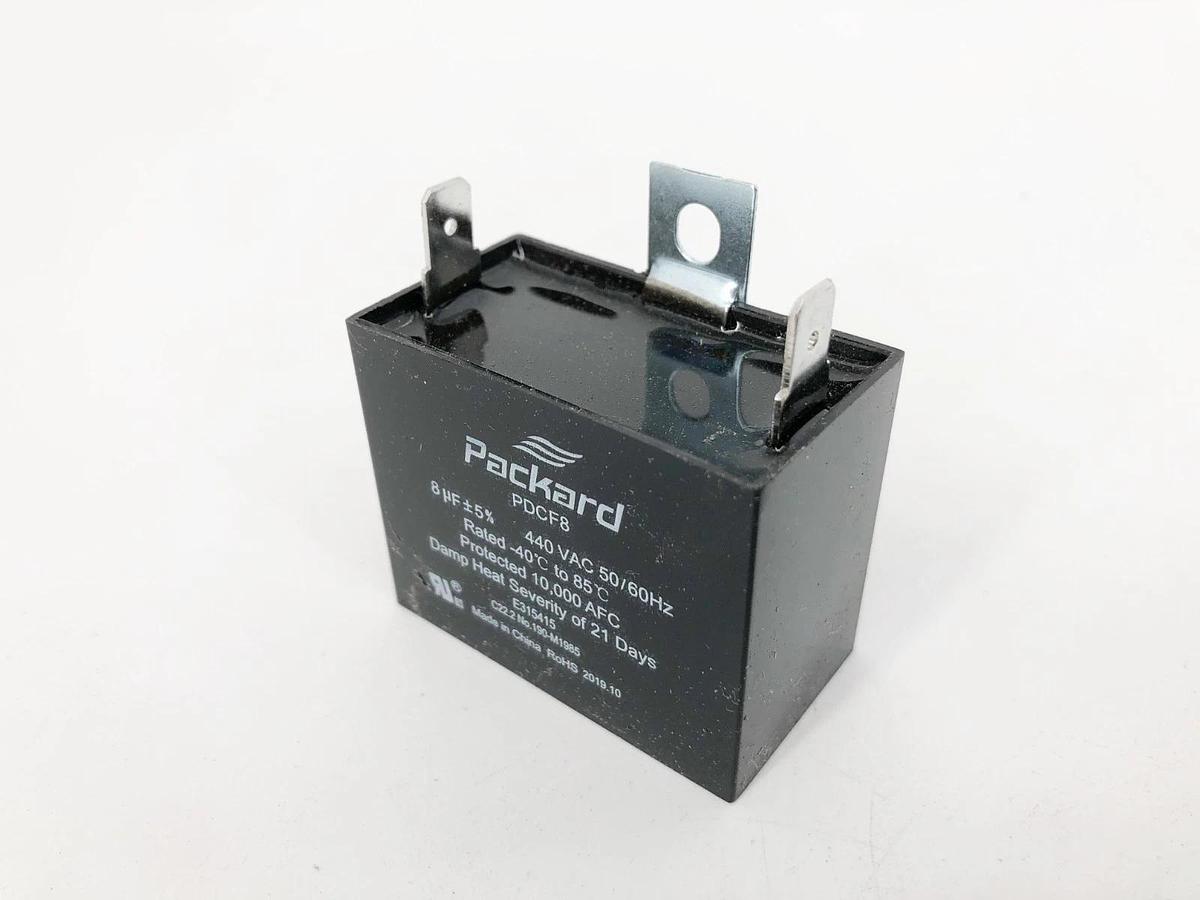 Lot of 2 New Dayton 22F177 Motor Run Capacitors 440VAC Packard PDCF8