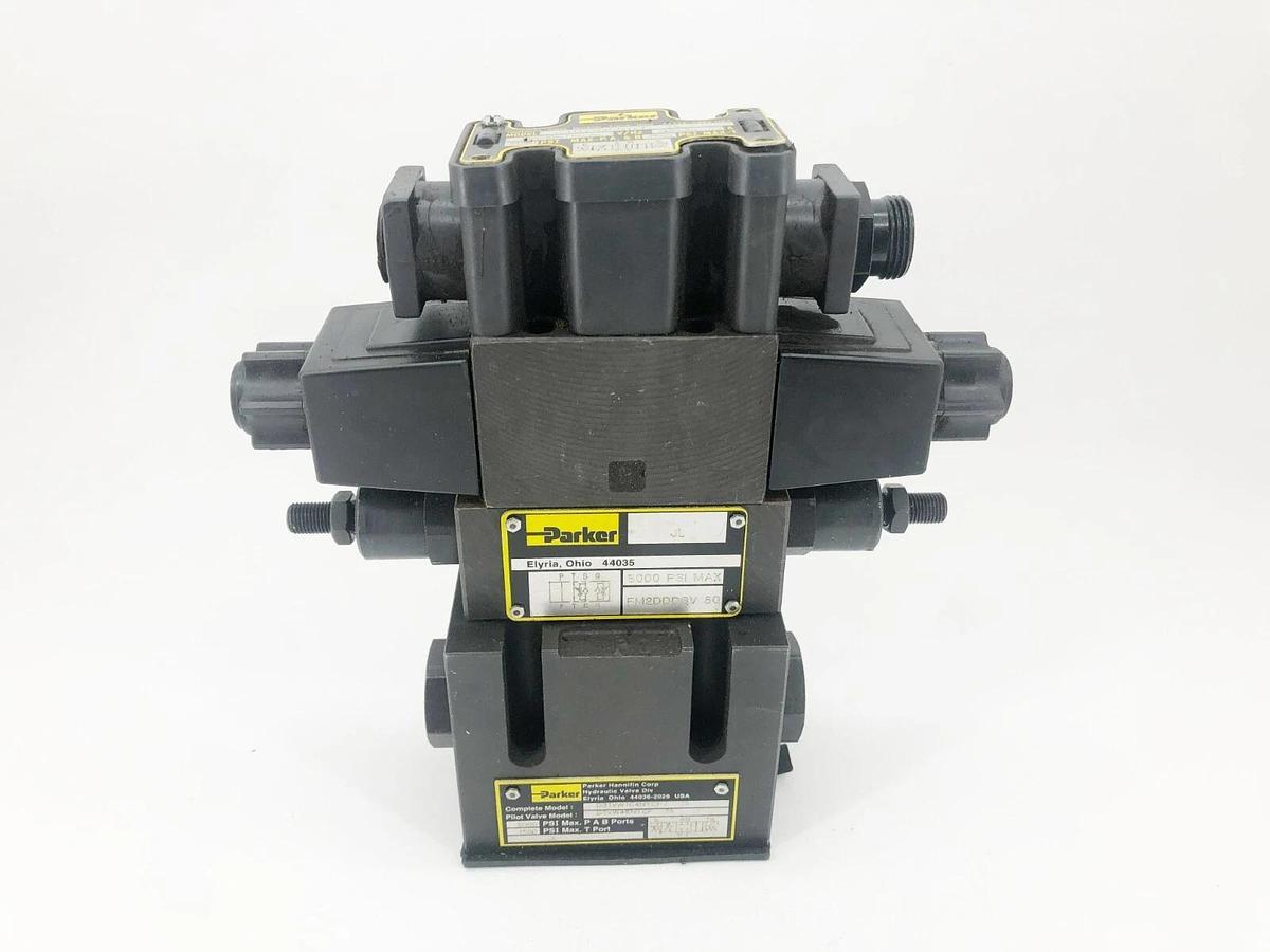 New Parker D31VW1C4NYCF7-75 Hydraulic Directional Control Valve 120V 5000psi
