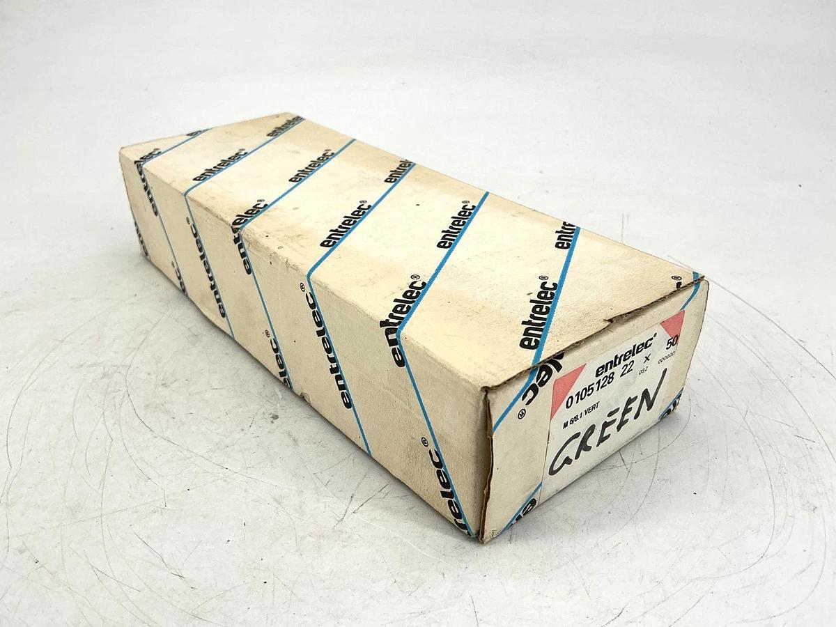 Box of 47 ABB Entrelec 010512822 Terminal Block Green M6/8.1 10512822