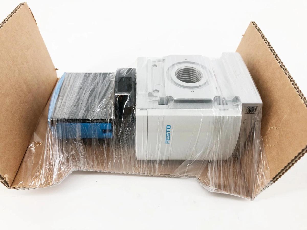 New Festo MS6-EM1-1/2-S On/Off Valve 541268 270psi 1/2" NPT
