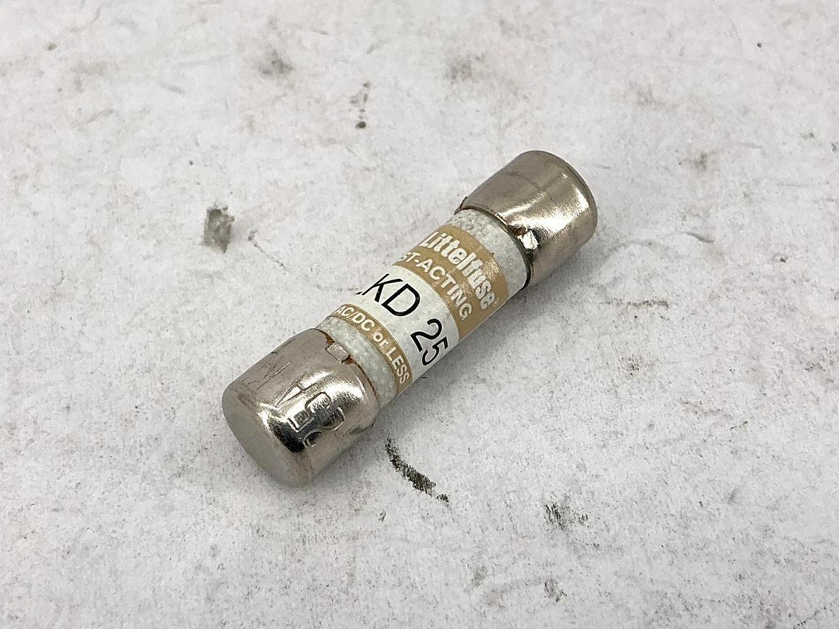 Lot of 4 New Littelfuse KLKD-25 Fast-Acting Fuse 25A 600V