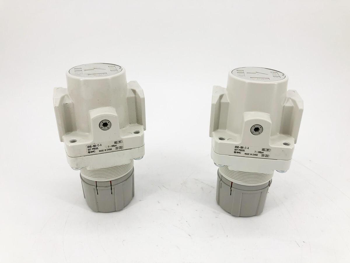 Lot of 2 New SMC AR40-N04-Z-A Pressure Regulators 1/2" NPT 7-100psi - No Box