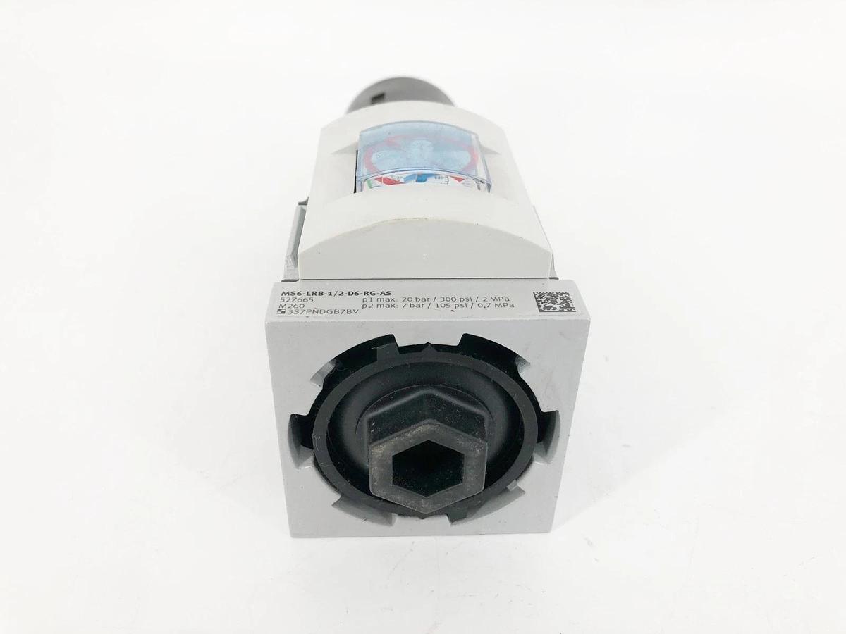 New Festo MS6-LRB-1/2-D6-RG-AS Pressure Regulator 527665 300psi - No Box