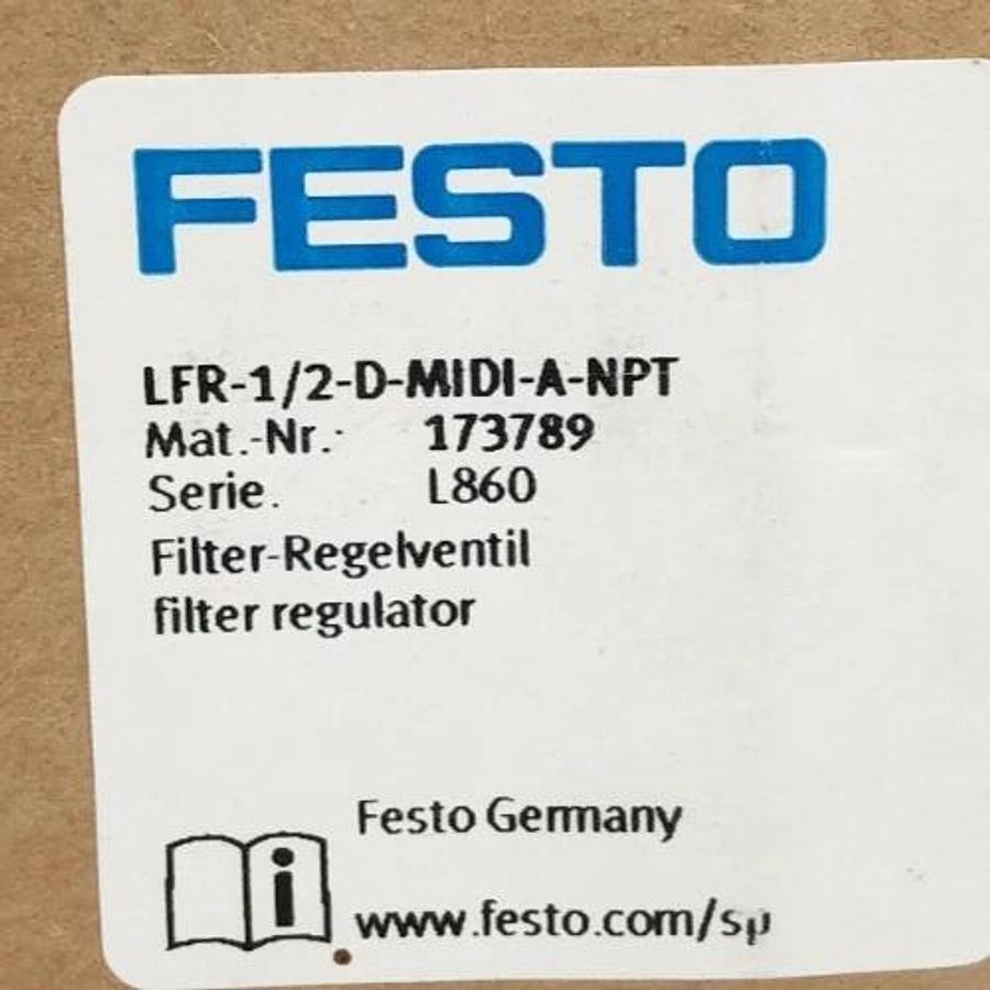 New Festo LFR-1/2-D-MIDI-A-NPT Filter Valve 173789