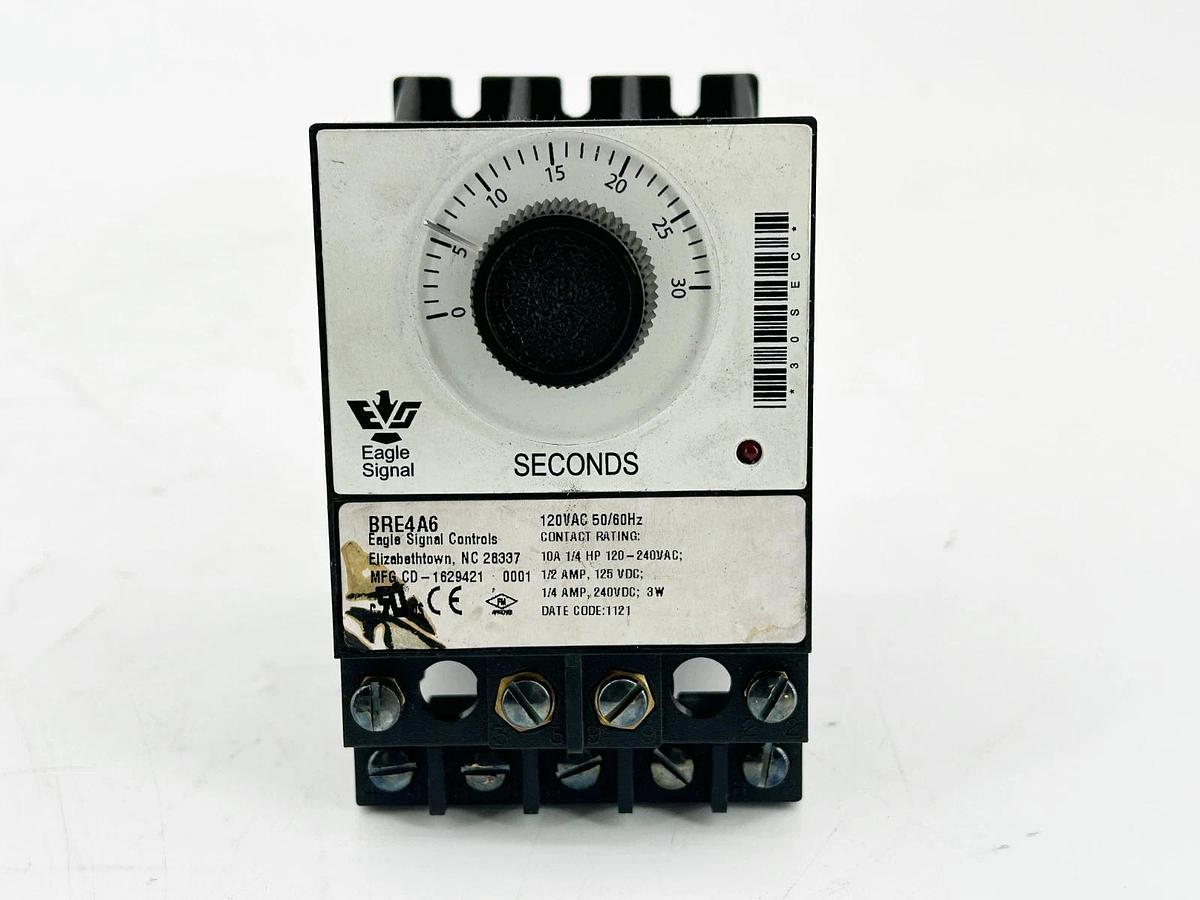 Used Eagle Signal BRE4A6 Electronic Reset Timer 30 Sec 240V10A