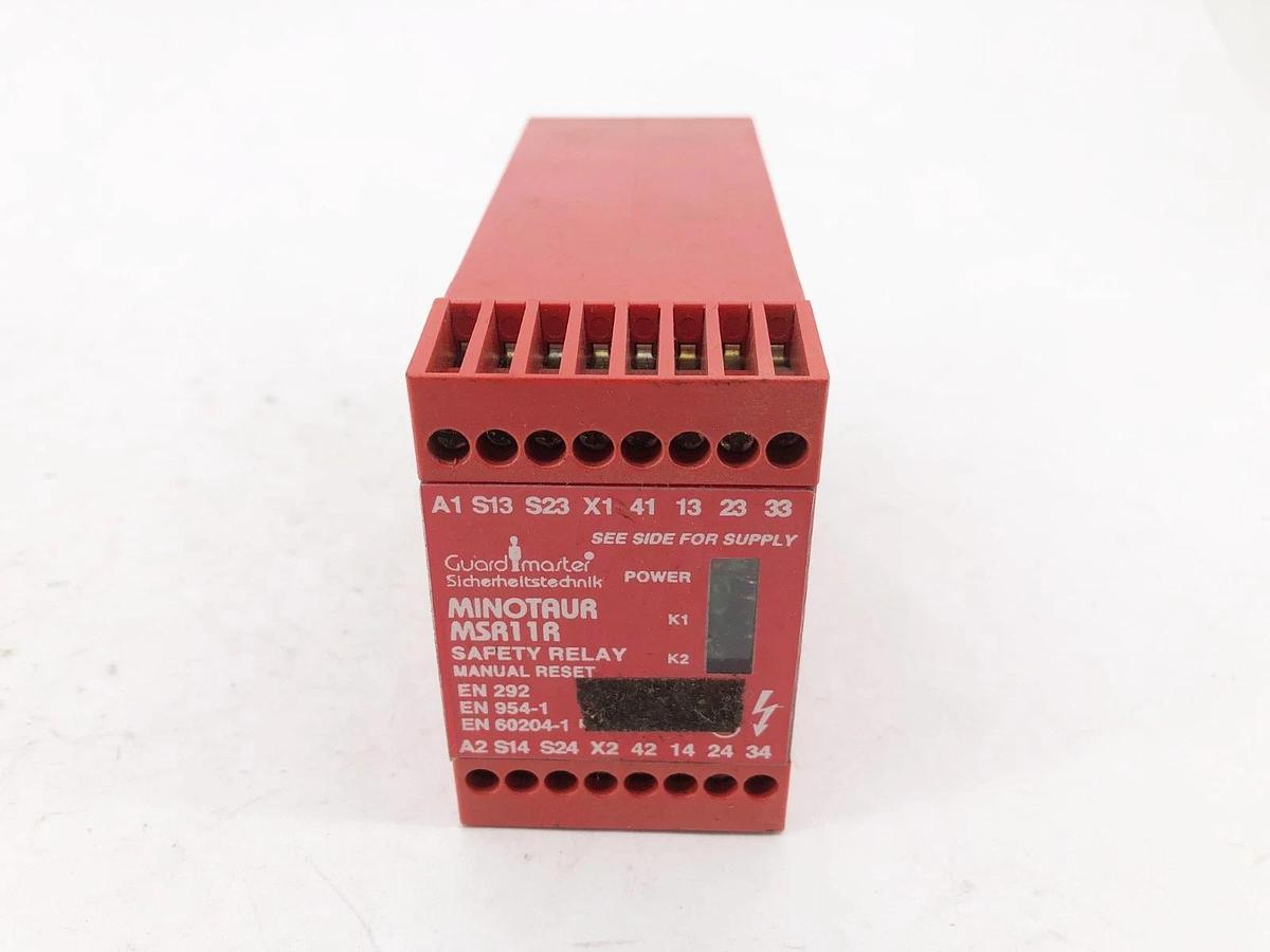 Used Allen Bradley 440R-J23044 Gaurdmaster Safety Relay Minotaur MSR11R 24VAC/DC