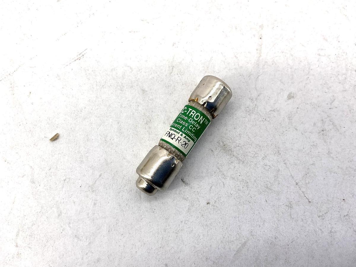 Lot of 7 New Bussmann FNQ-R-20 CC-Tron Time-Delay Class CC Fuse 20A 600V