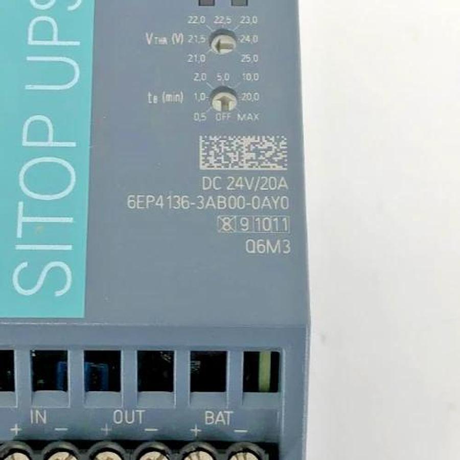 New Siemens 6EP4136-3AB00-0AY0 SITOP UPS1600 Power Supply 24VDC 20A