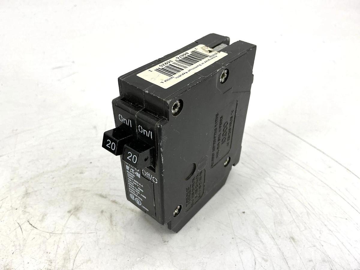 Used Lot of 3 Eaton Cutler-Hammer BD2020 Circuit Breaker Type BRD&A 2P 20A 240V A2020