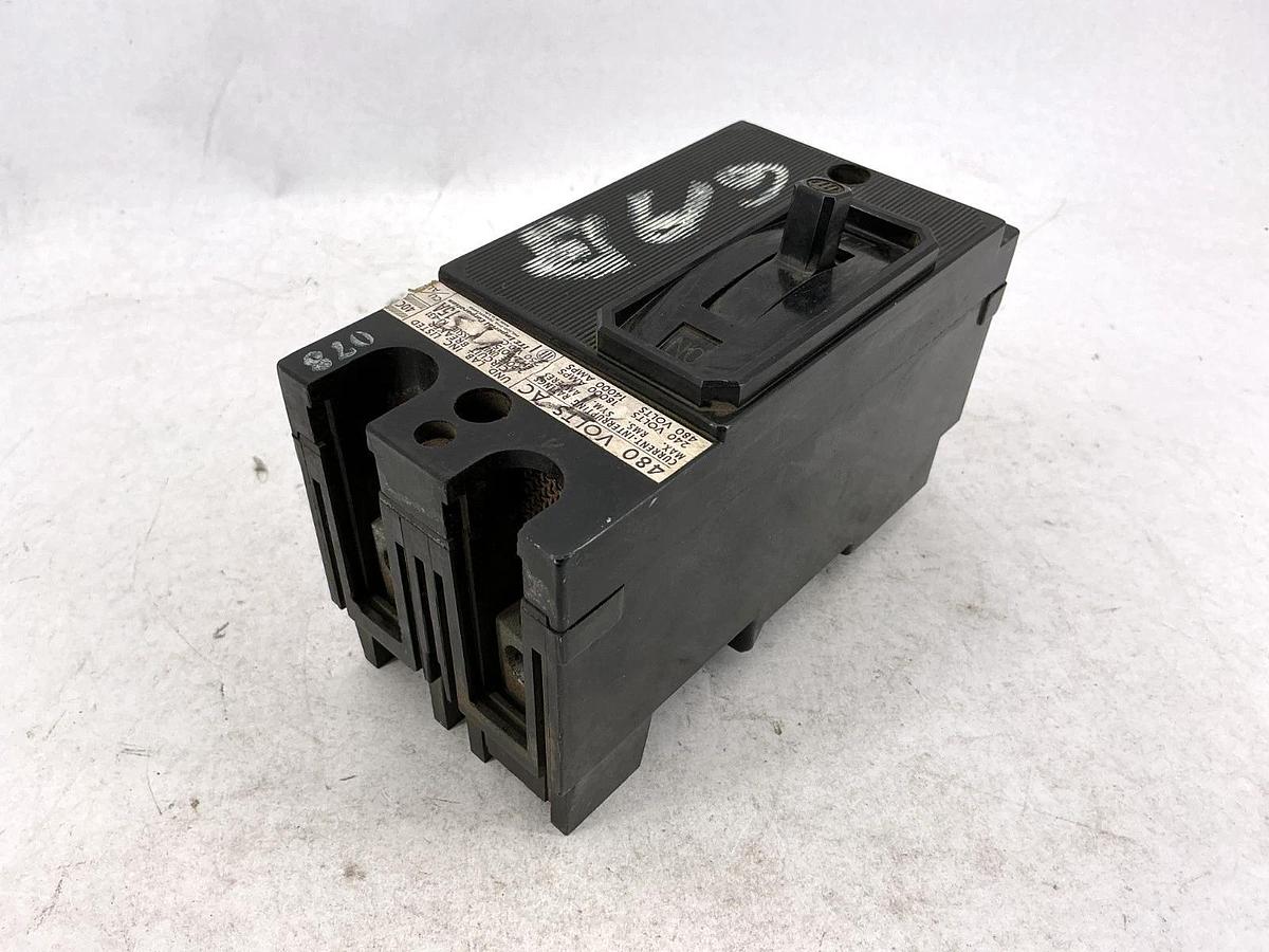 Used ITE EH2-B015 Circuit Breaker 2-Pole 1-Phase 15A 480VAC