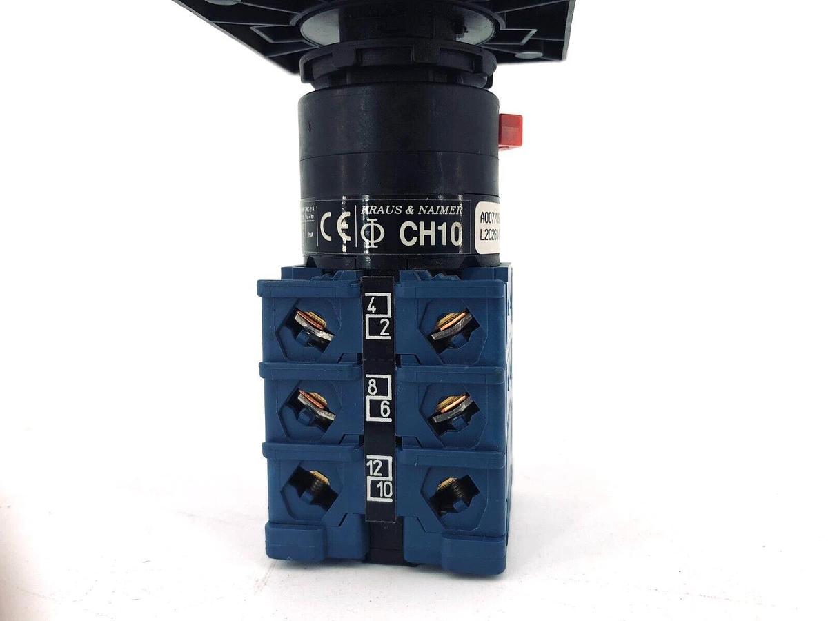 Used Kraus & Naimer CH10.A007 Voltmeter Changeover Switch