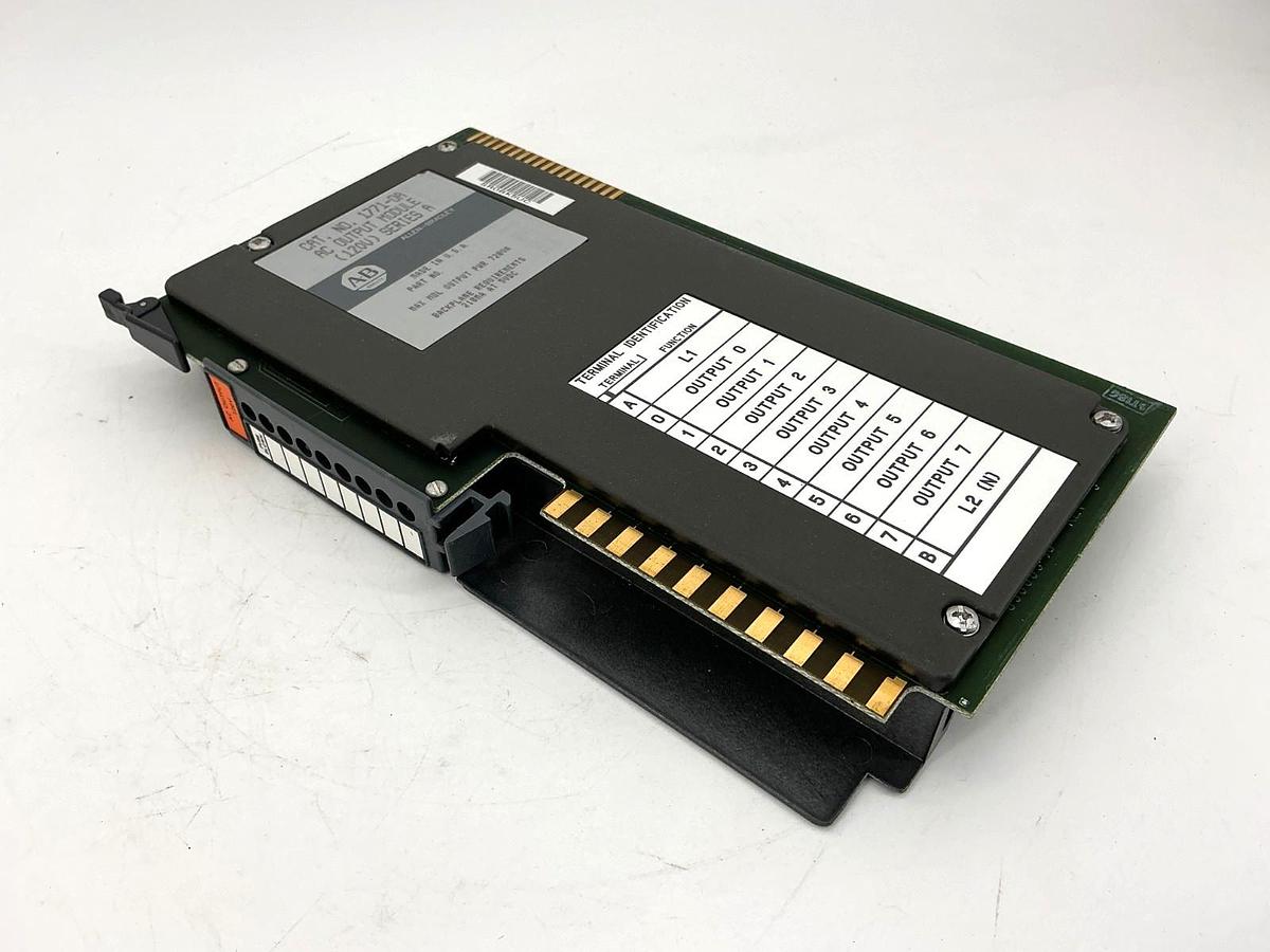 Used Allen Bradley 1771-OA Ser A AC Output Module 8-Point 120VAC 1771OA