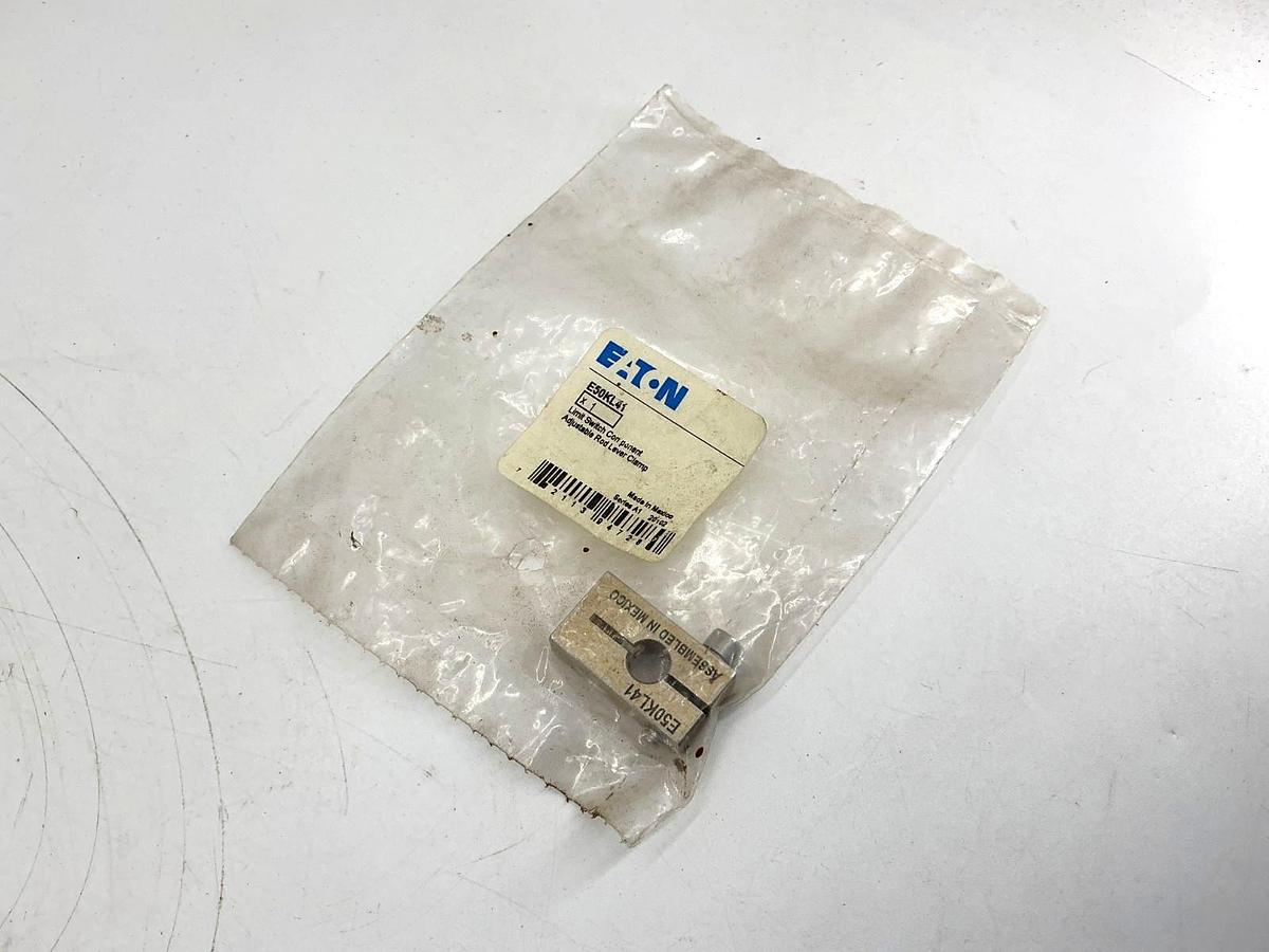 New Eaton E50KL41 Ser A1 Limit Switch Component Adjustable Rod Lever Clamp