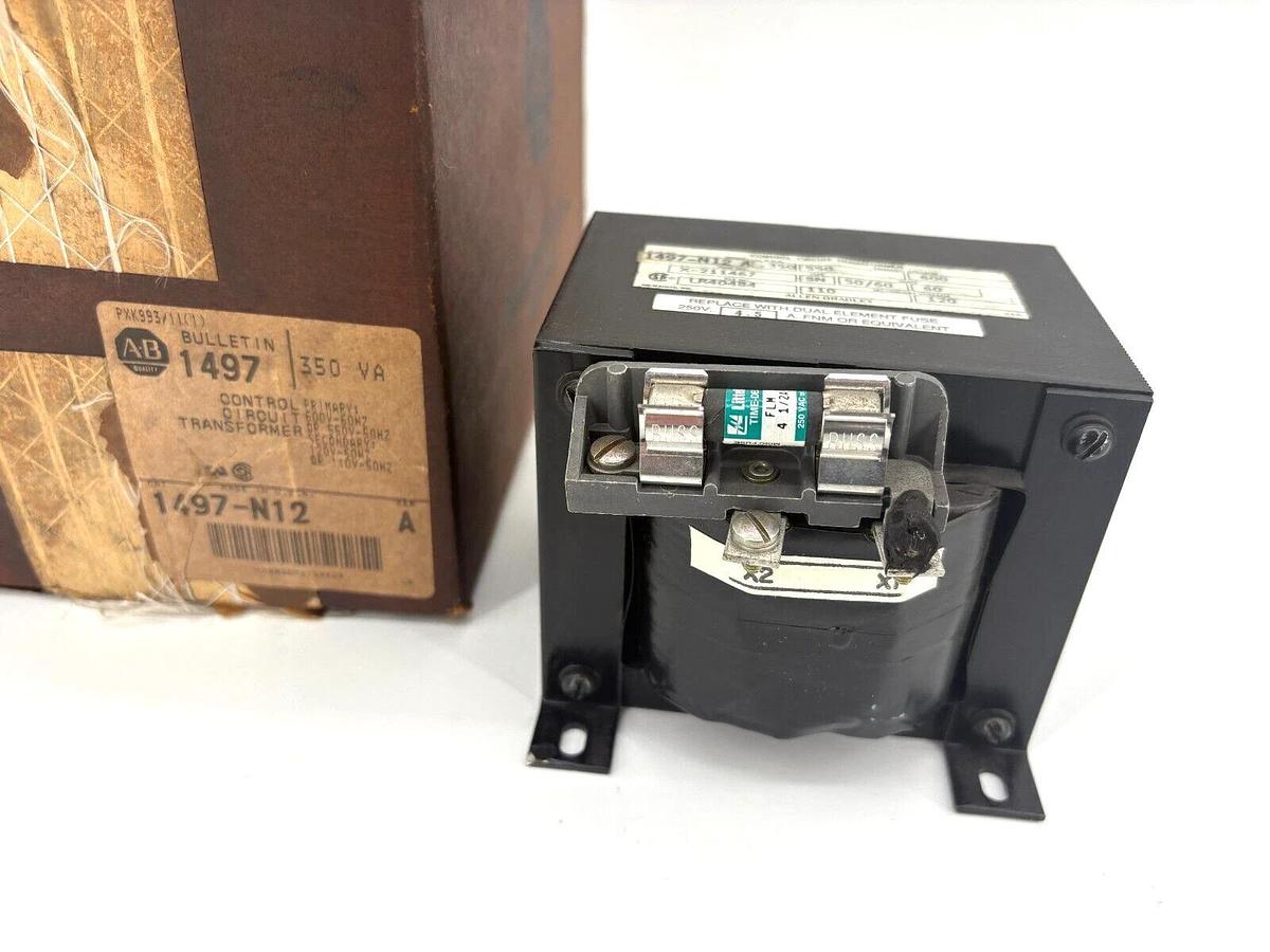Allen Bradley 1497-N12 Ser. A Transformer 350VA Pri. 550/600 Sec. 110/120