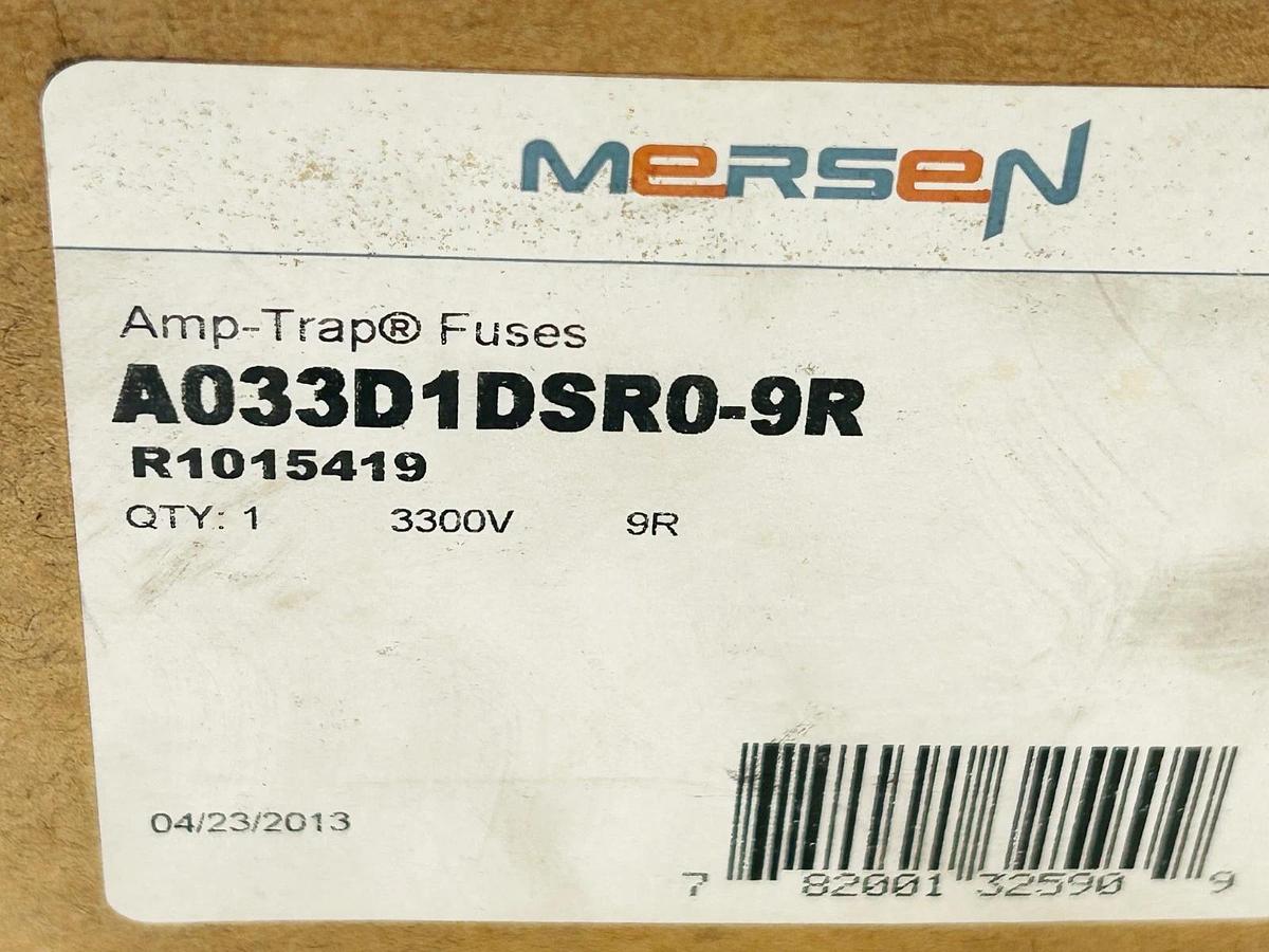 New Ferraz Shawmut A033D1DSR0-9R Current Limiting Motor Circuit Fuse 3300V 65000