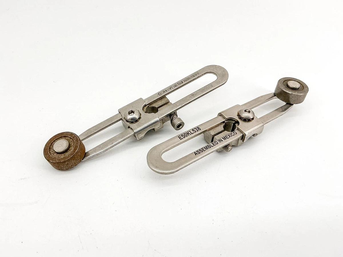 Used Lot of 2 Eaton E50KL538 Adjustable Limit Switch Lever Stainless Steel 1-3-3/4"