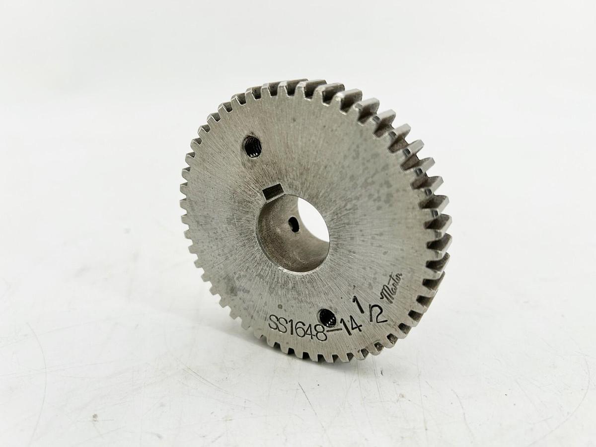New Martin SS1648-14 1/2 Spur Gear 14 1/2 Deg 48 Tooth Stainless Steel
