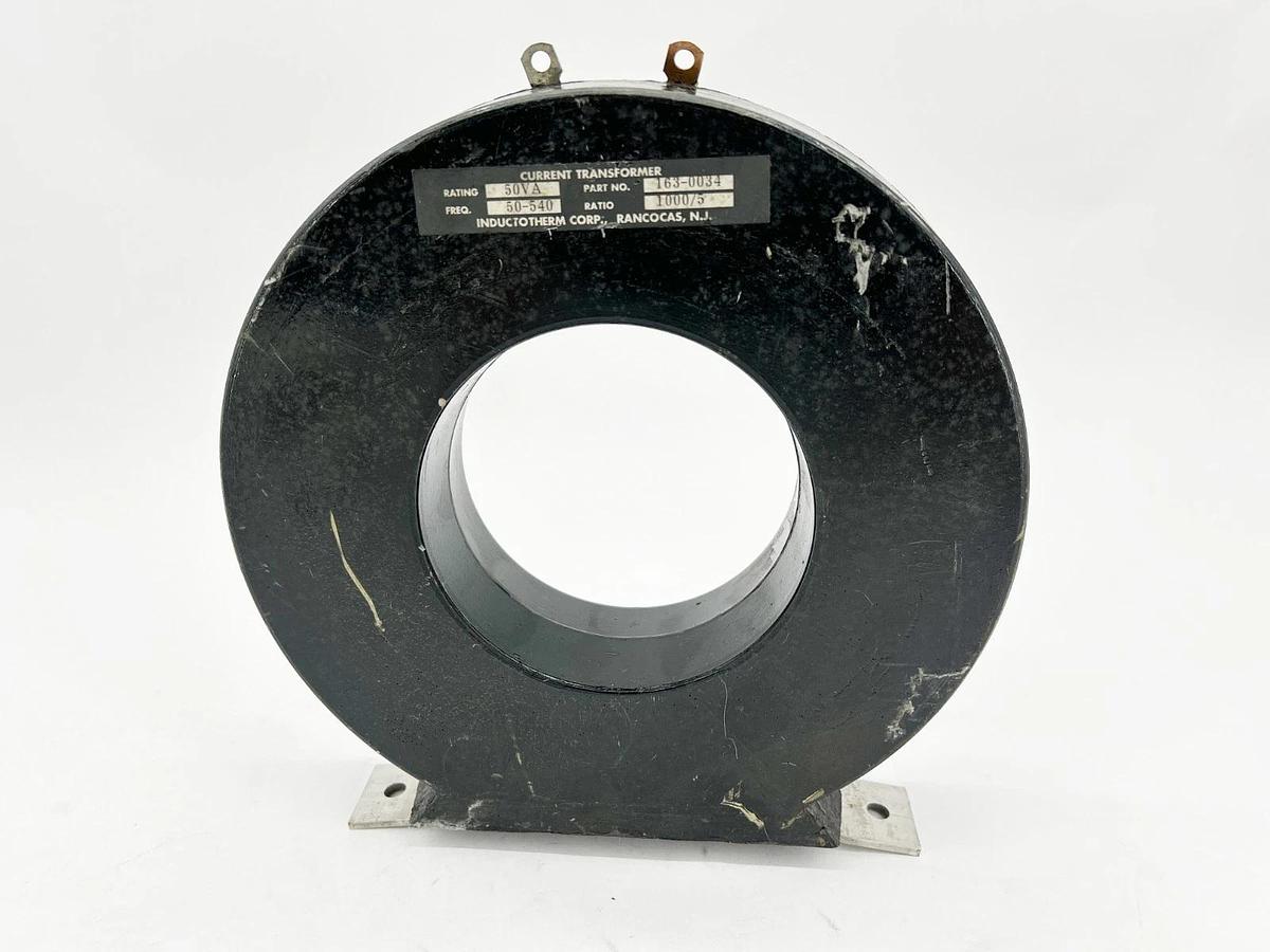 New Inductotherm Corp 163-0034 50VA Transformer Freq 1000/5 Ratio - No Box