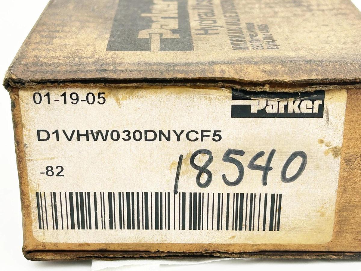 New Parker D1VHW030DNYCF5-82 Solenoid Valve 5000PSI 110/120V 0.50A