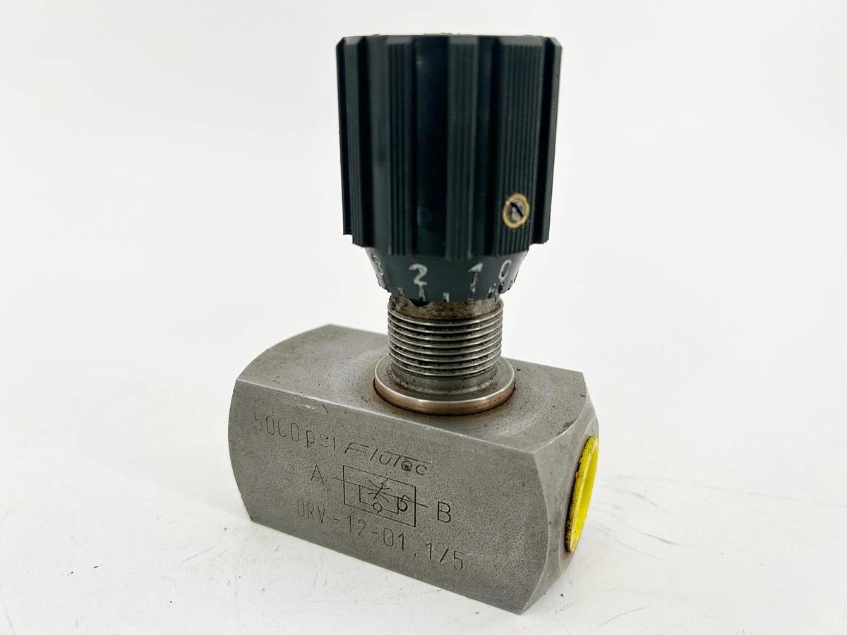 Used Flutec DRV-12-01.1/5 Flow Control Check Valve 5000PSI
