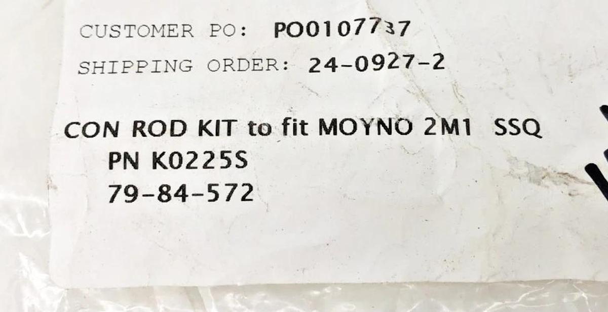 New Moyno K0225S Connecting Rod Kit for 2M1 Stainless Steel - No Box
