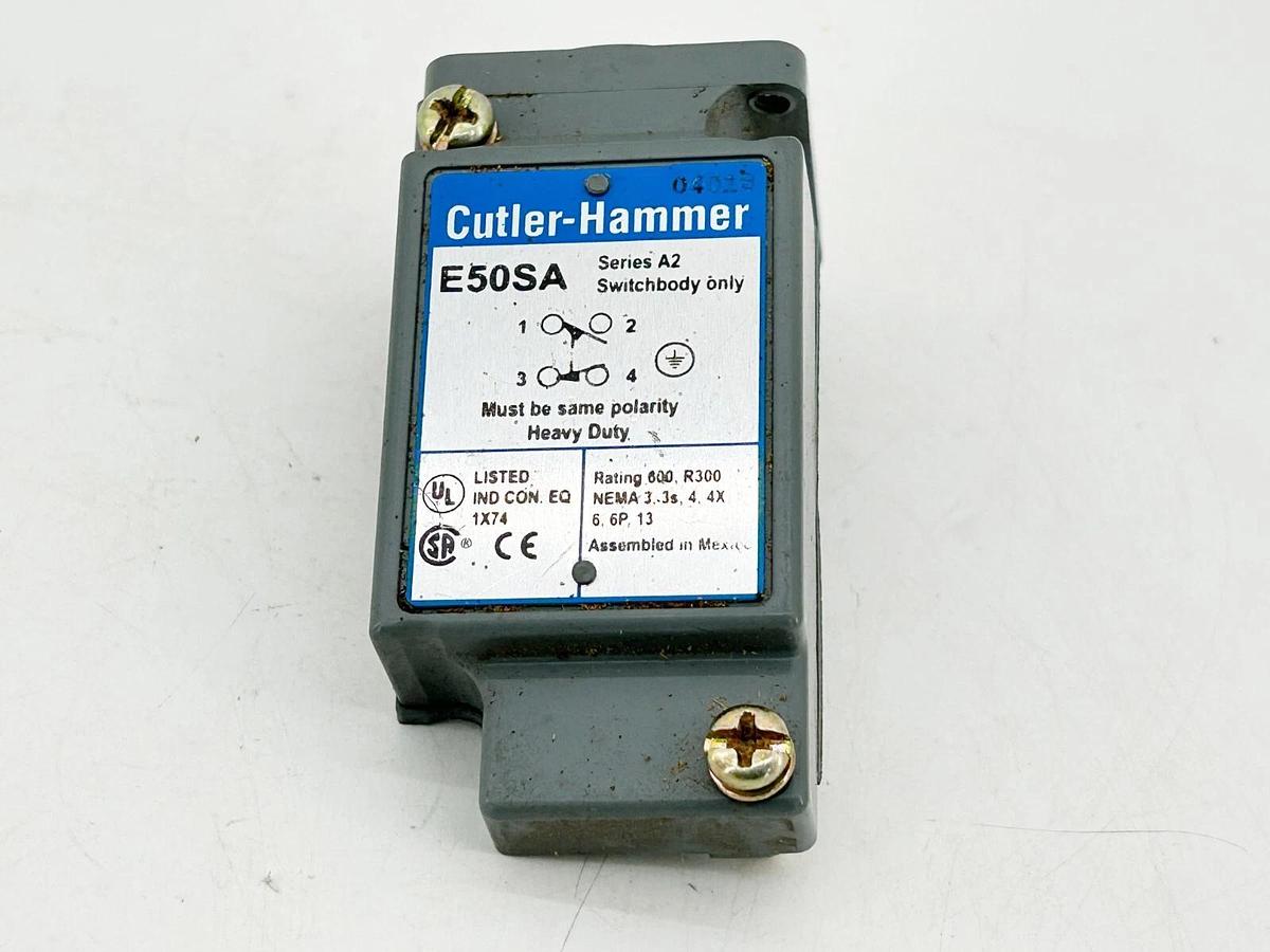 Used Cutler Hammer E50SA Switch Body Single Pole NEMA A600