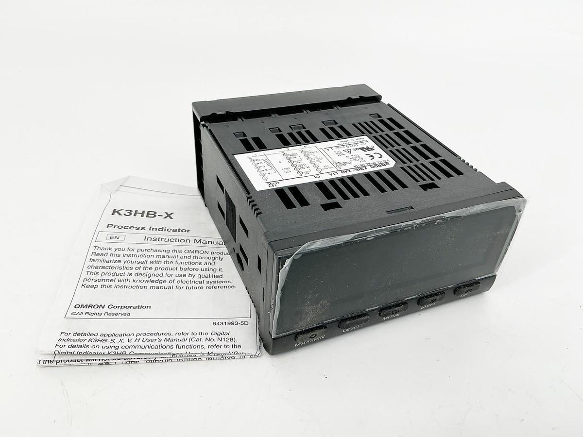 New Omron K3HB-XAD Digital Panel Meter 24VAC/DC 50/60Hz 11VA 7W