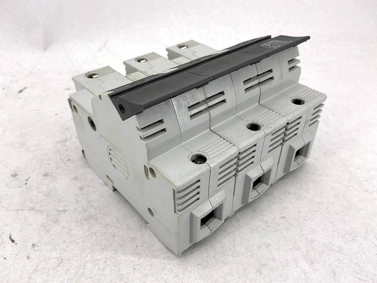 Used Lot of 2 Allen Bradley 1492-FB3J30-L Ser B Fuse Holder 30A 600V Class J Fuse
