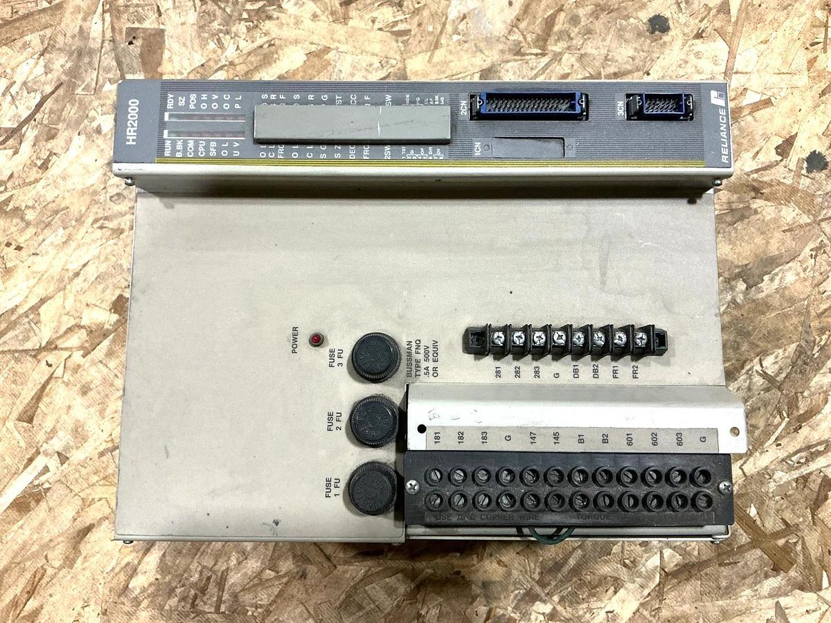 Used Reliance Electric 3RA2015U Brushless AC Servo Controller 48A 208/230V HR2000