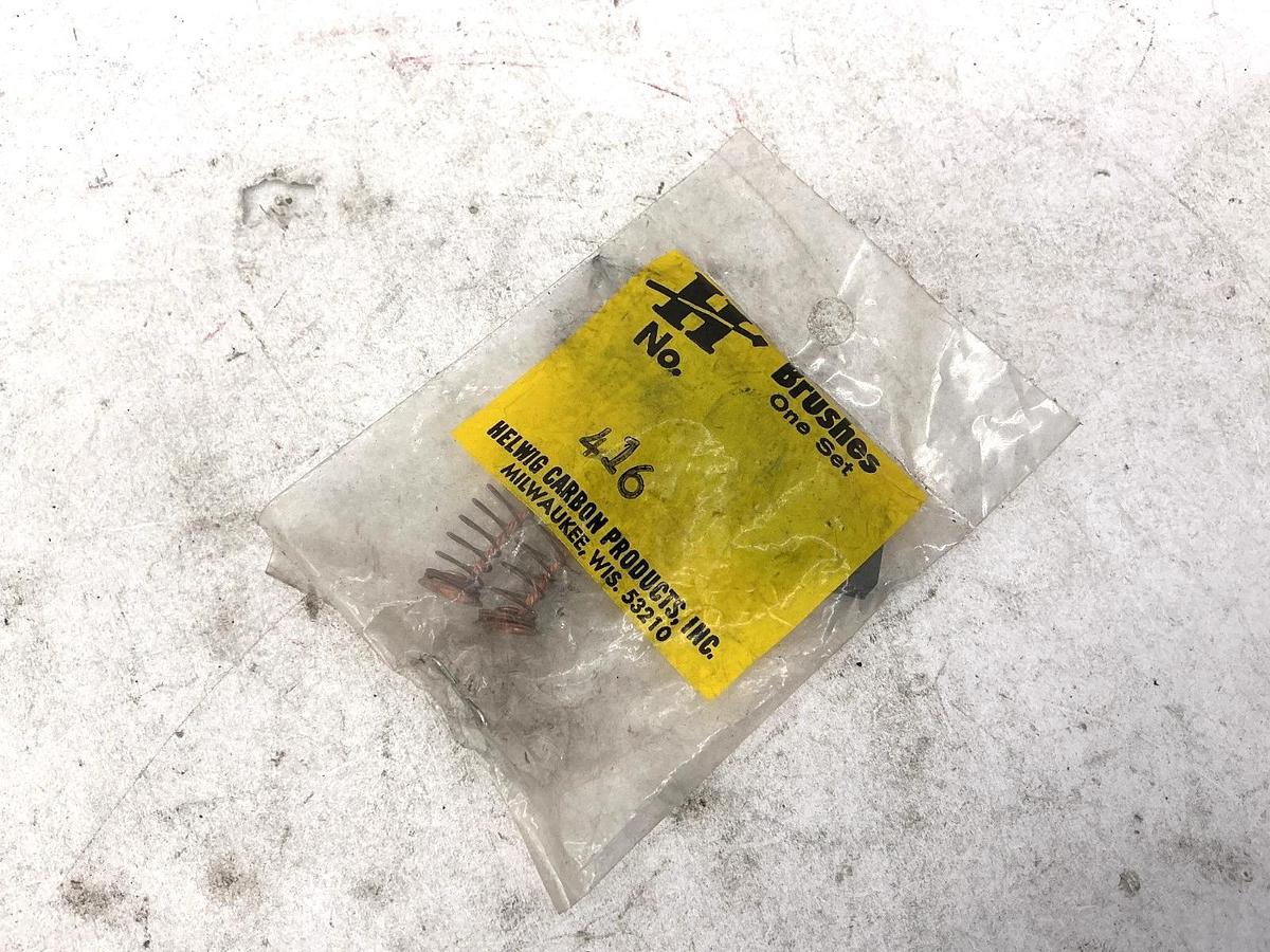 Lot of 3 Helwig Carbon Products 416 Carbon Brushes Set QTY 2 Per Bag