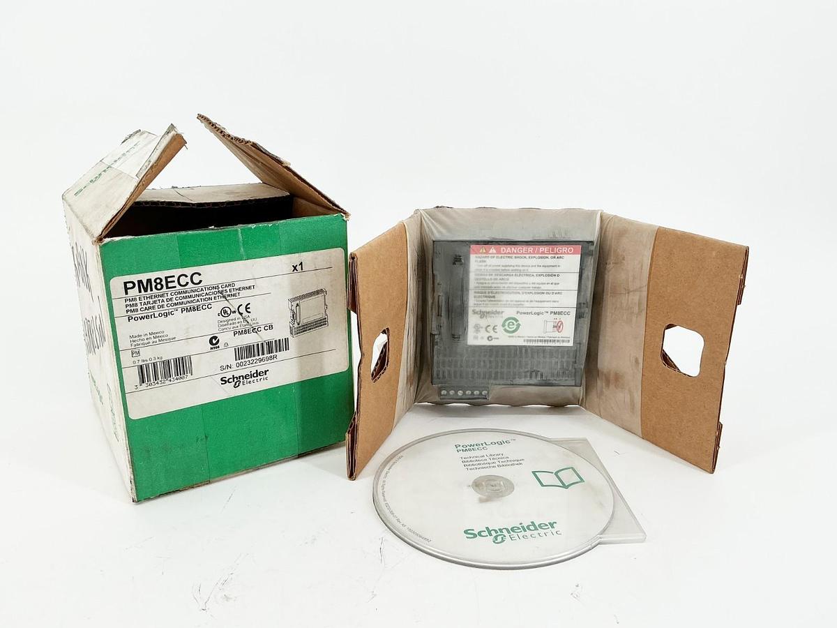 New Schneider Electric PM8ECC Power Logic Ethernet Communications Card