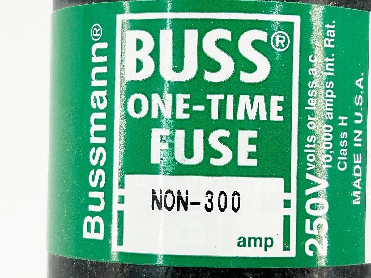 New Bussmann NON-300 Non Current Limiting Fuse 300A 250V Class H