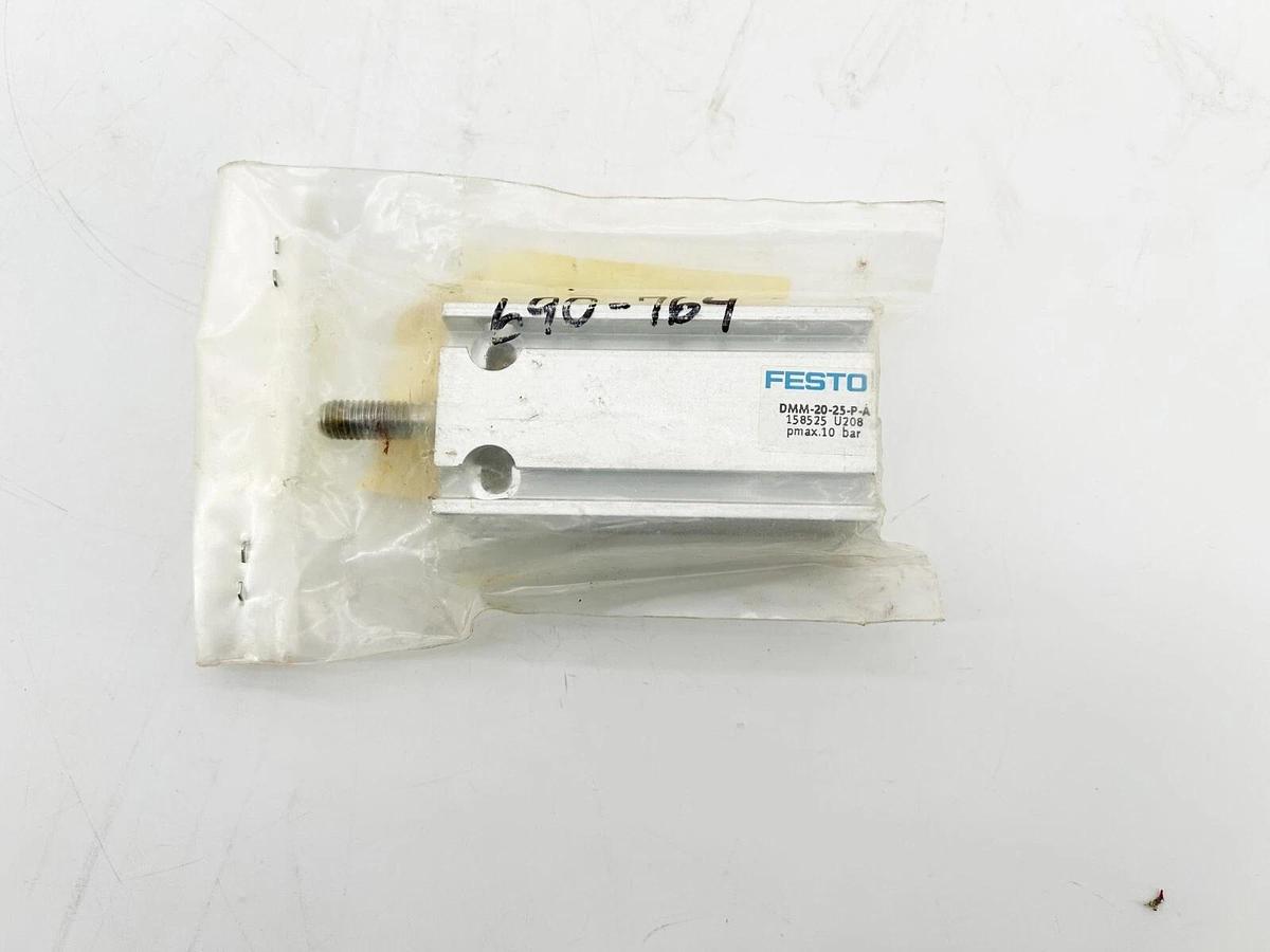 New Festo DMM-20-25-P-A Compact Cylinder 10Bar 158525