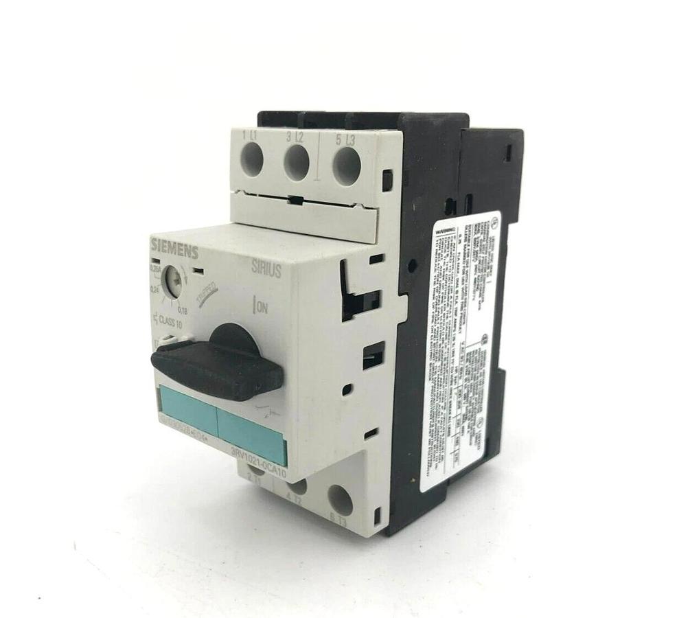 New Siemens 3RV1021-0CA10 Circuit Breaker