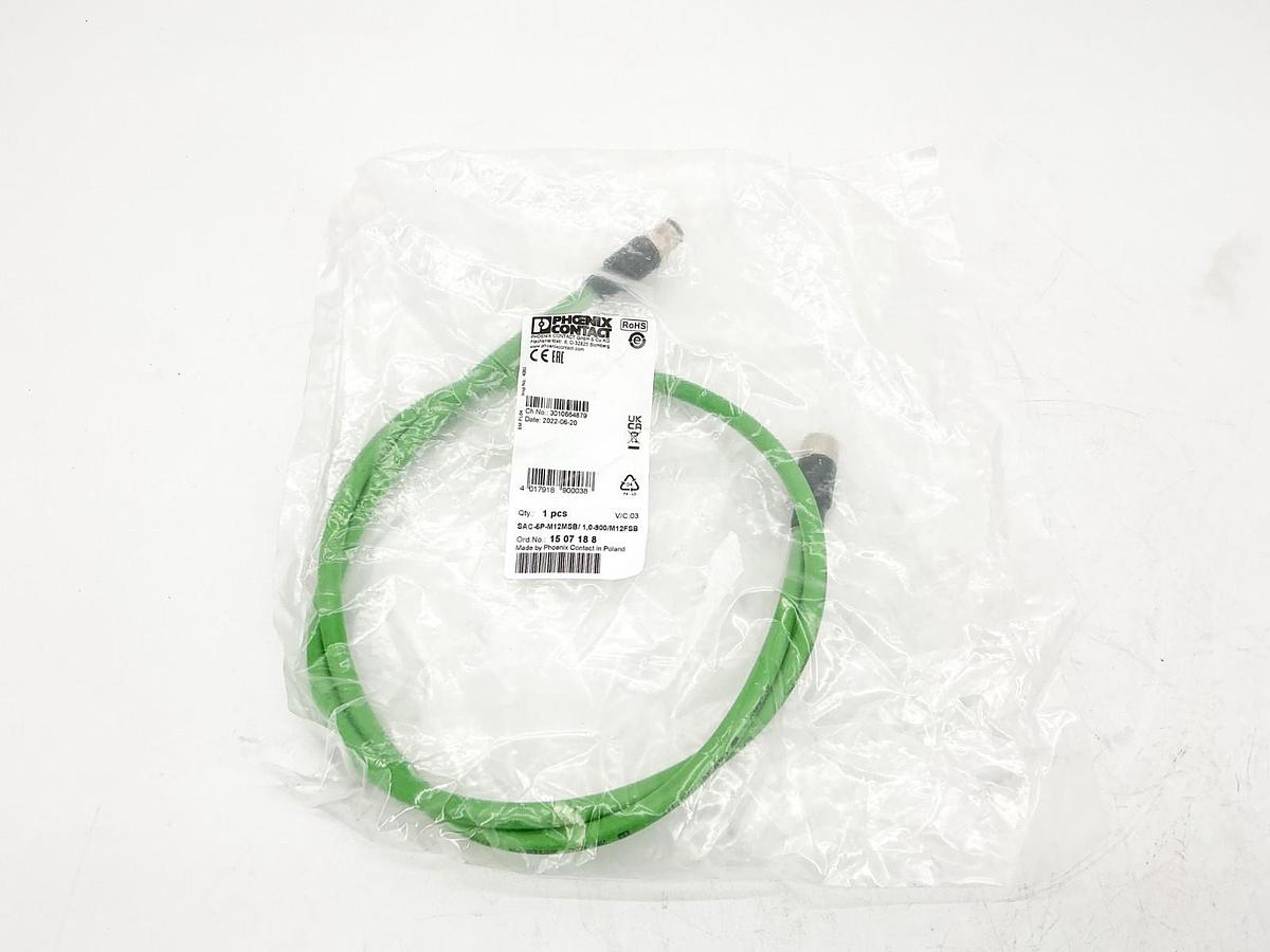 New Phoenix Contact SAC-5P-M12MSB/1,0-900/M12FSB Cordset 1507188