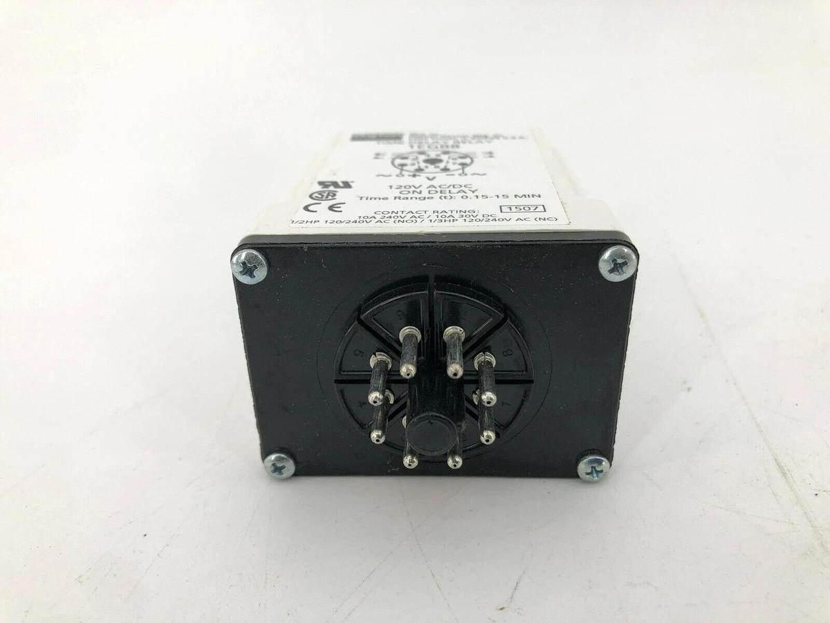 New Dayton 1EGB8 Time Delay Relay 120VAC 10A